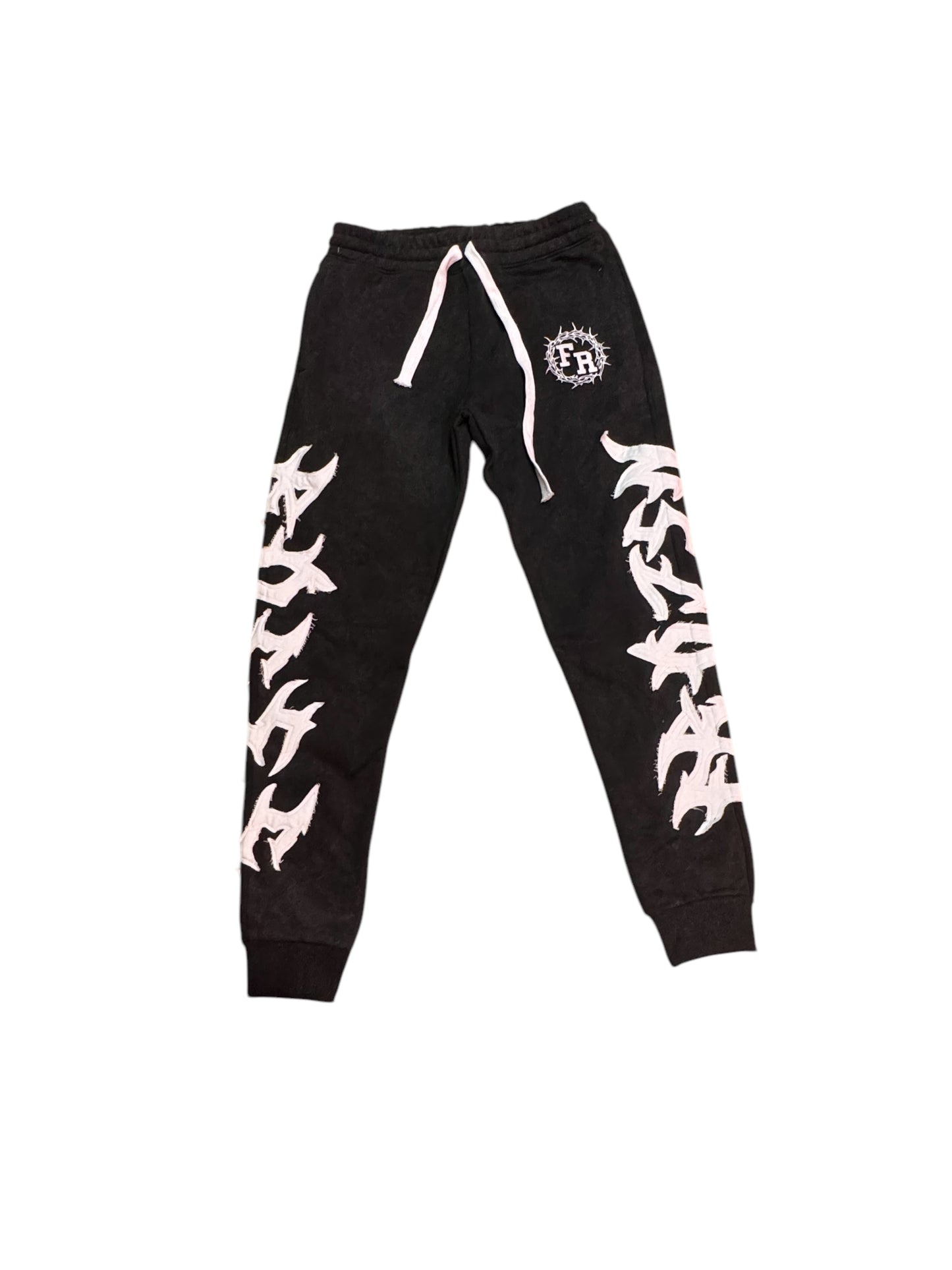 “Fr Thorn Racer(Black stone)” washed Sweatpants