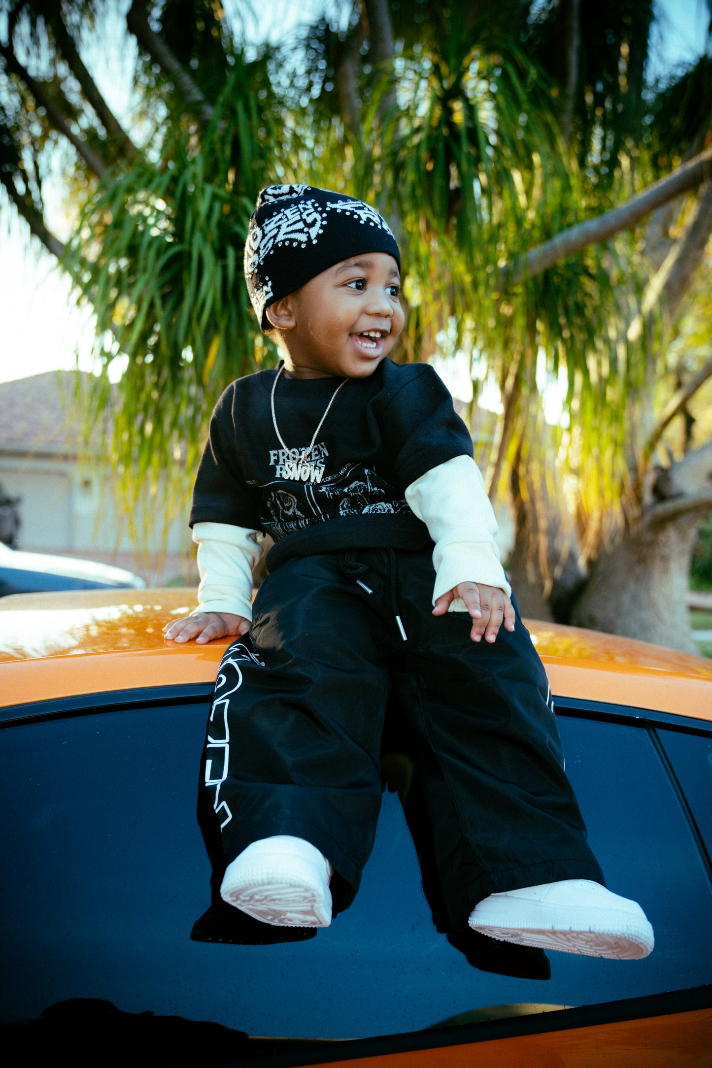 FR “Winter Bloom” Windbreaker Pants Kids