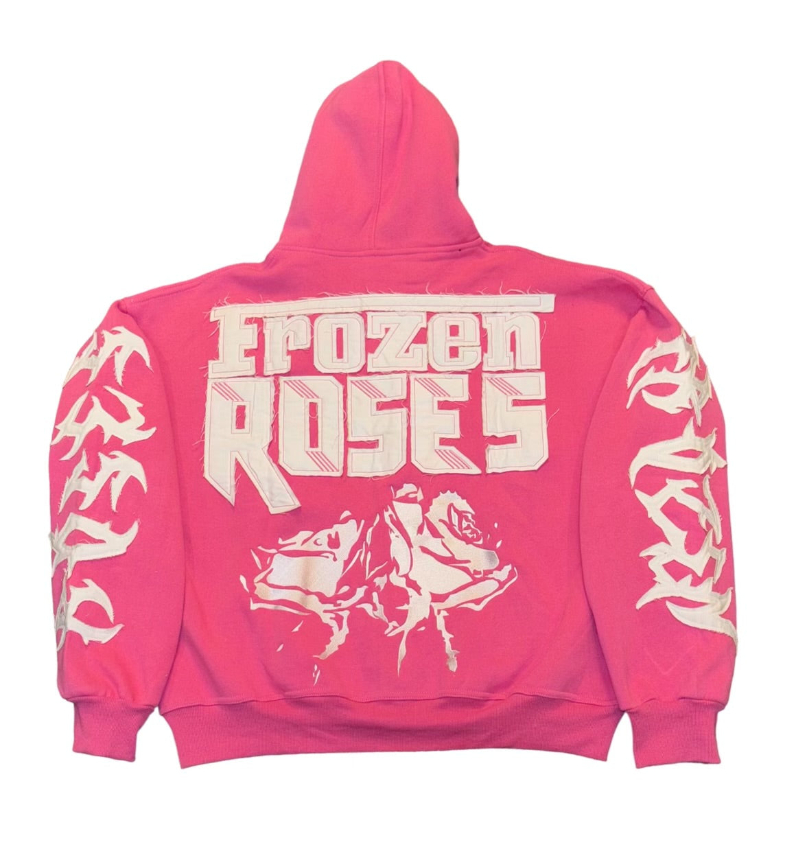 “FR Thorn Racer (Pink)” Oversized Zip Up Hoodie