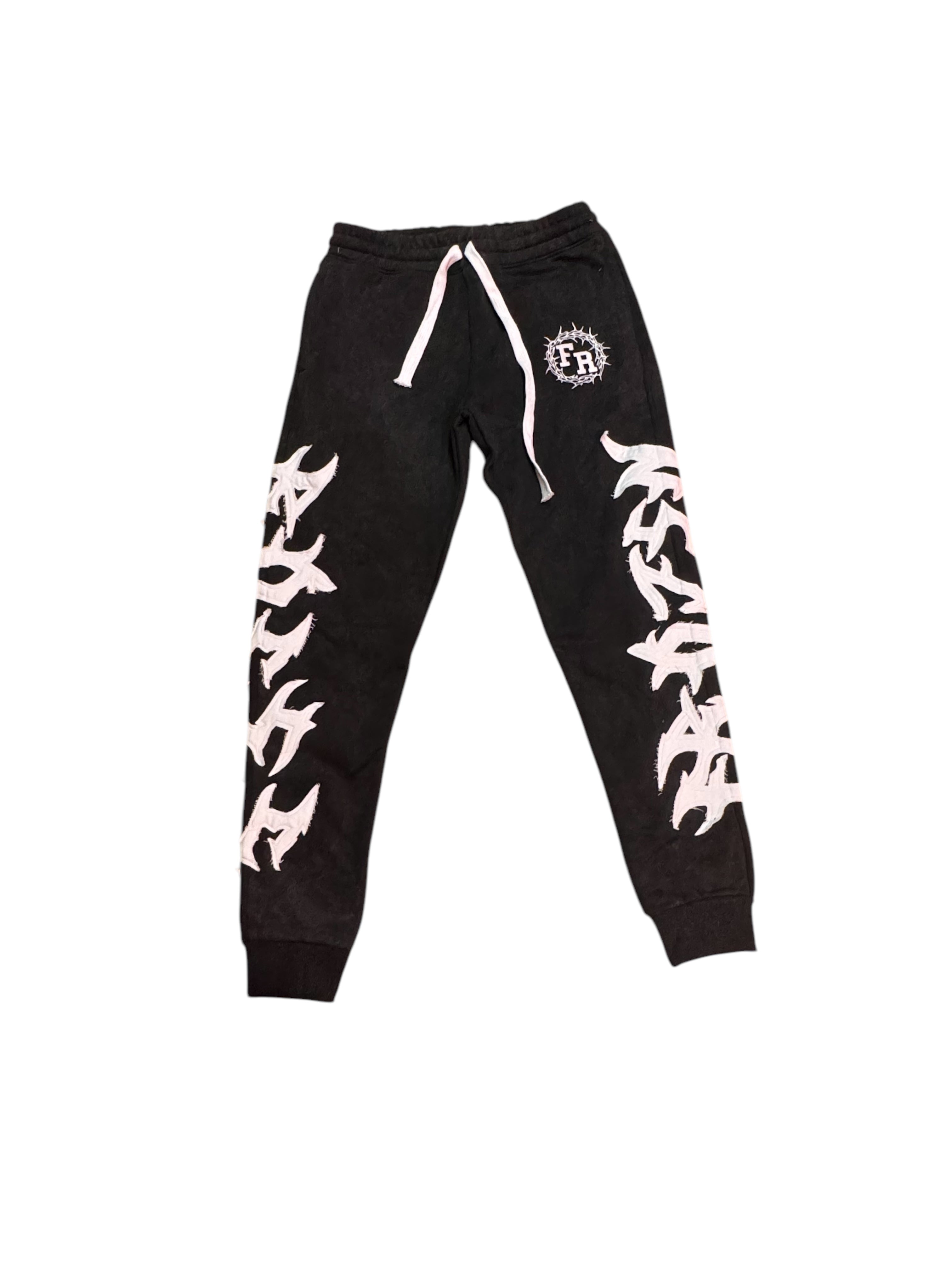 “Fr Thorn Racer(Black stone)” washed Sweatpants