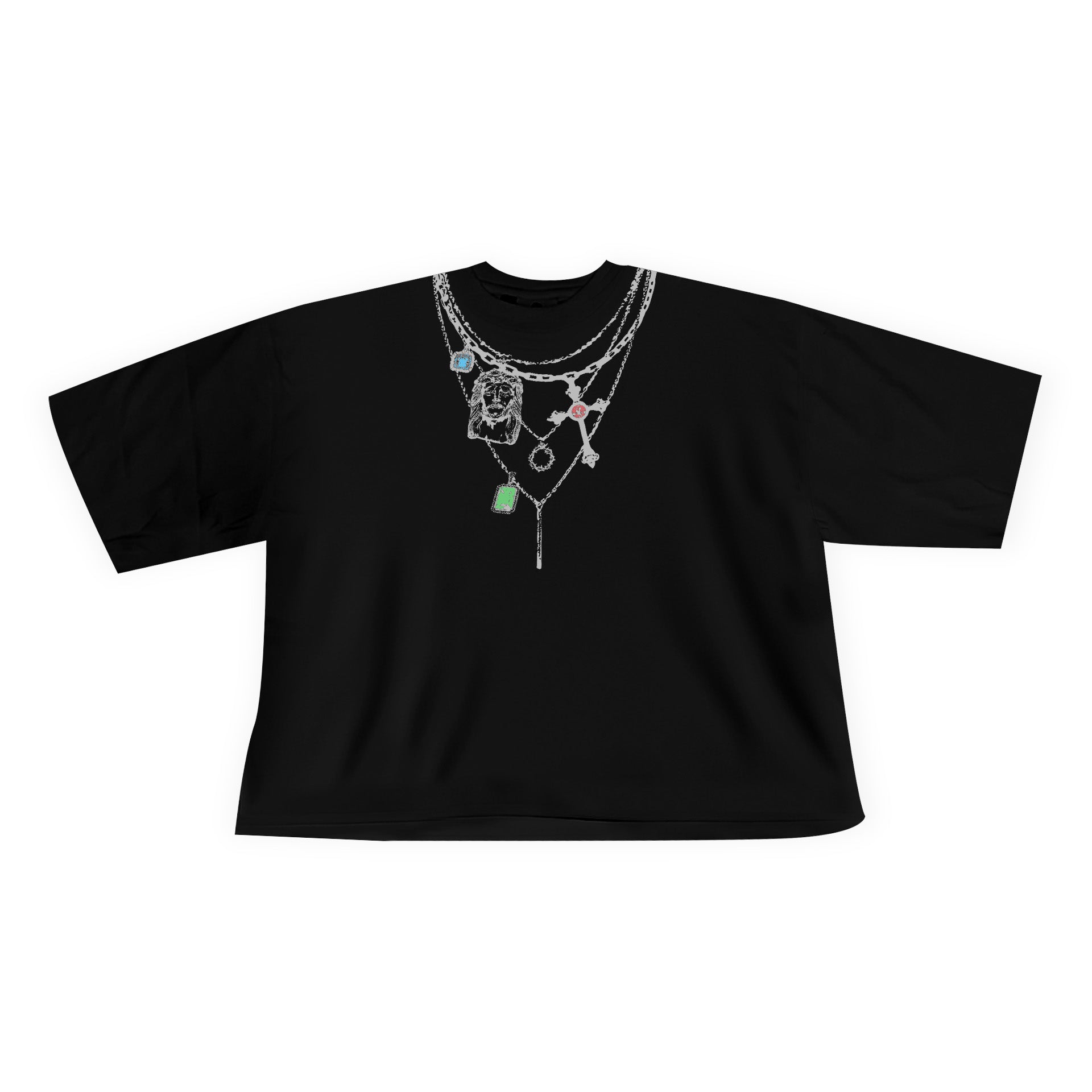 “FR Jesus Piece” Crop T-shirt