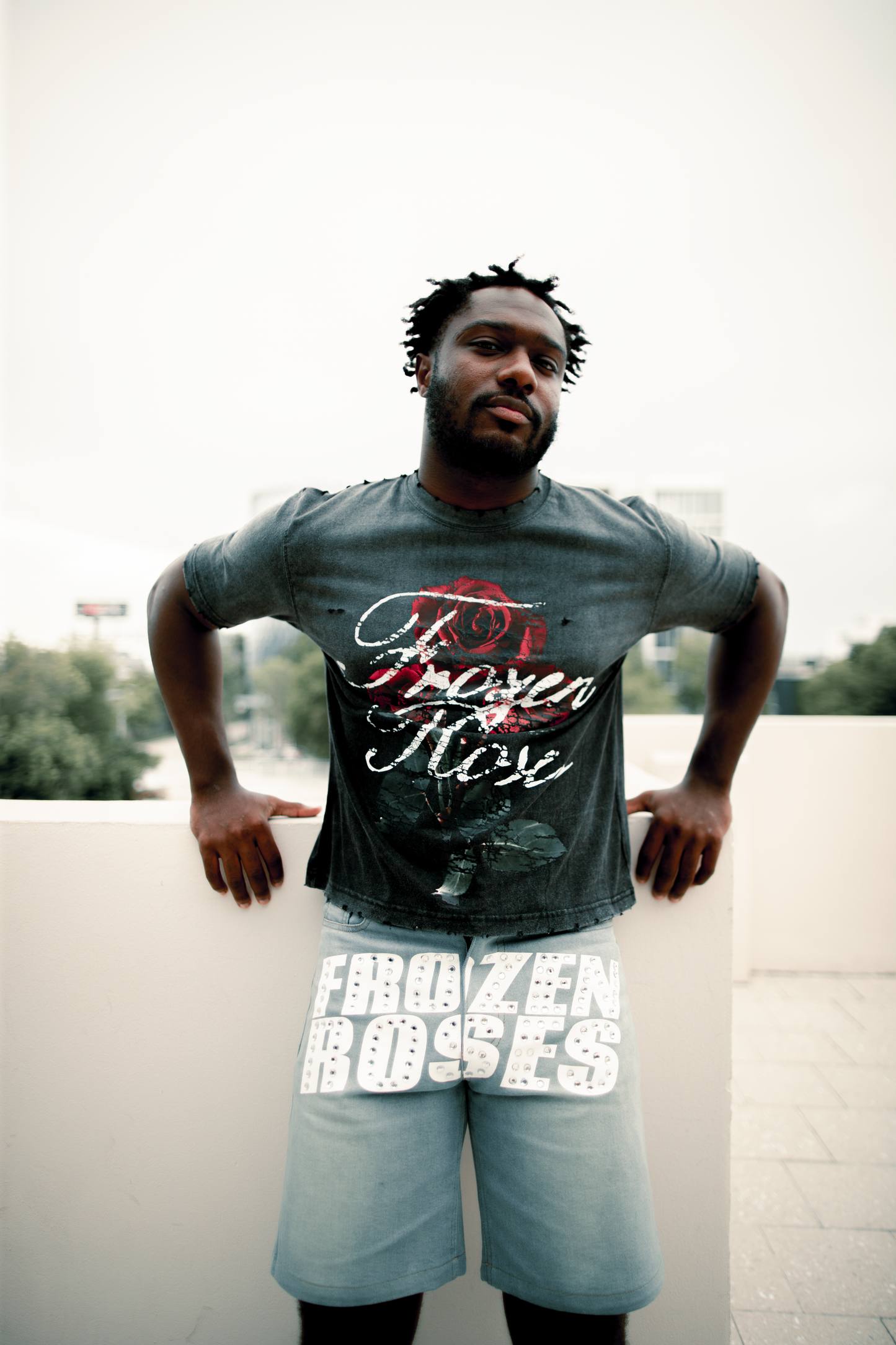 Frozen Roses “Double Waist” Shorts