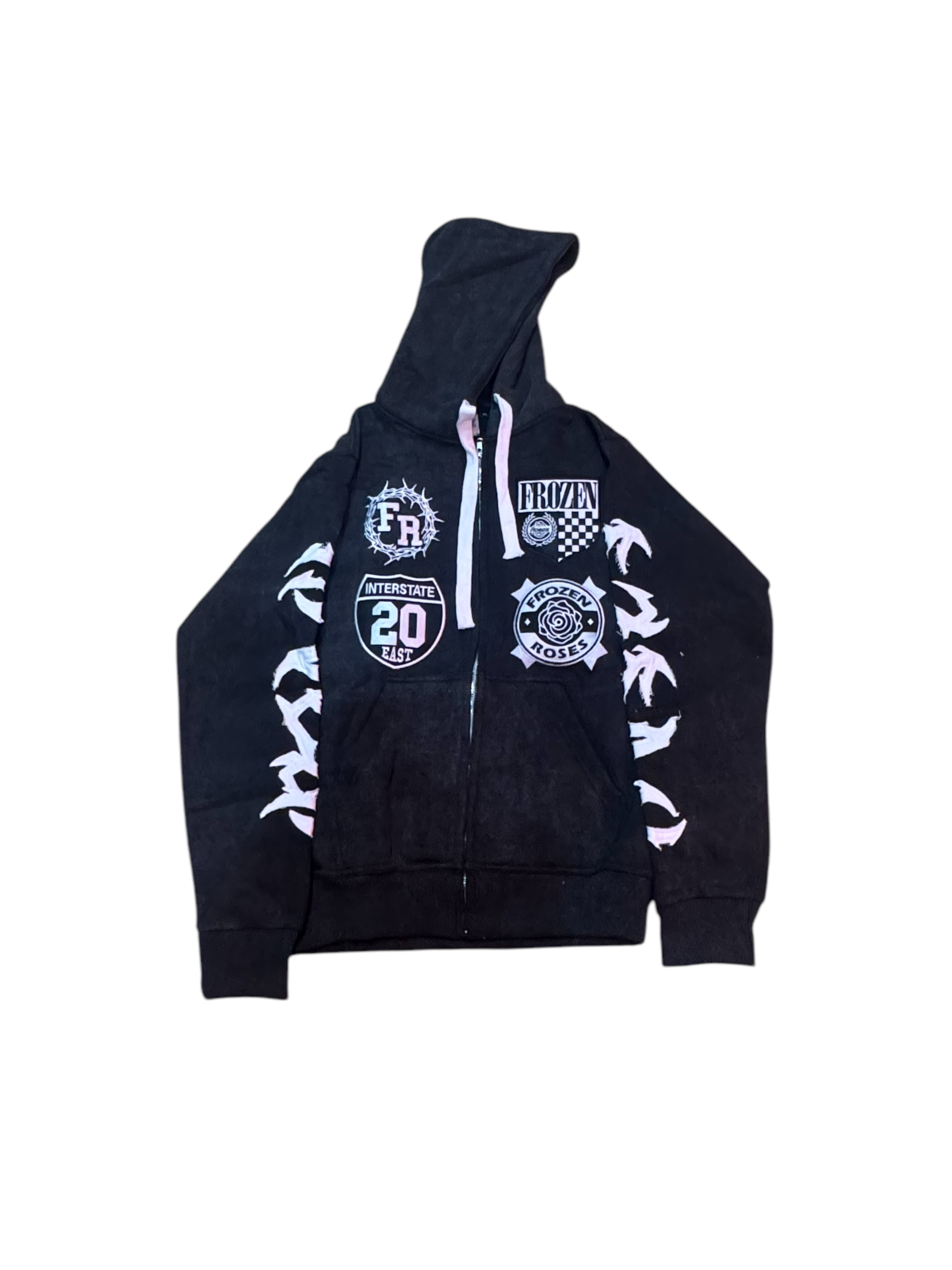 “Fr Thorn Racer(Black Stone)”washed Hoodie