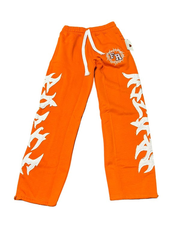 “FR Thorn Racer (Orange)”Oversized Adjustable Sweats