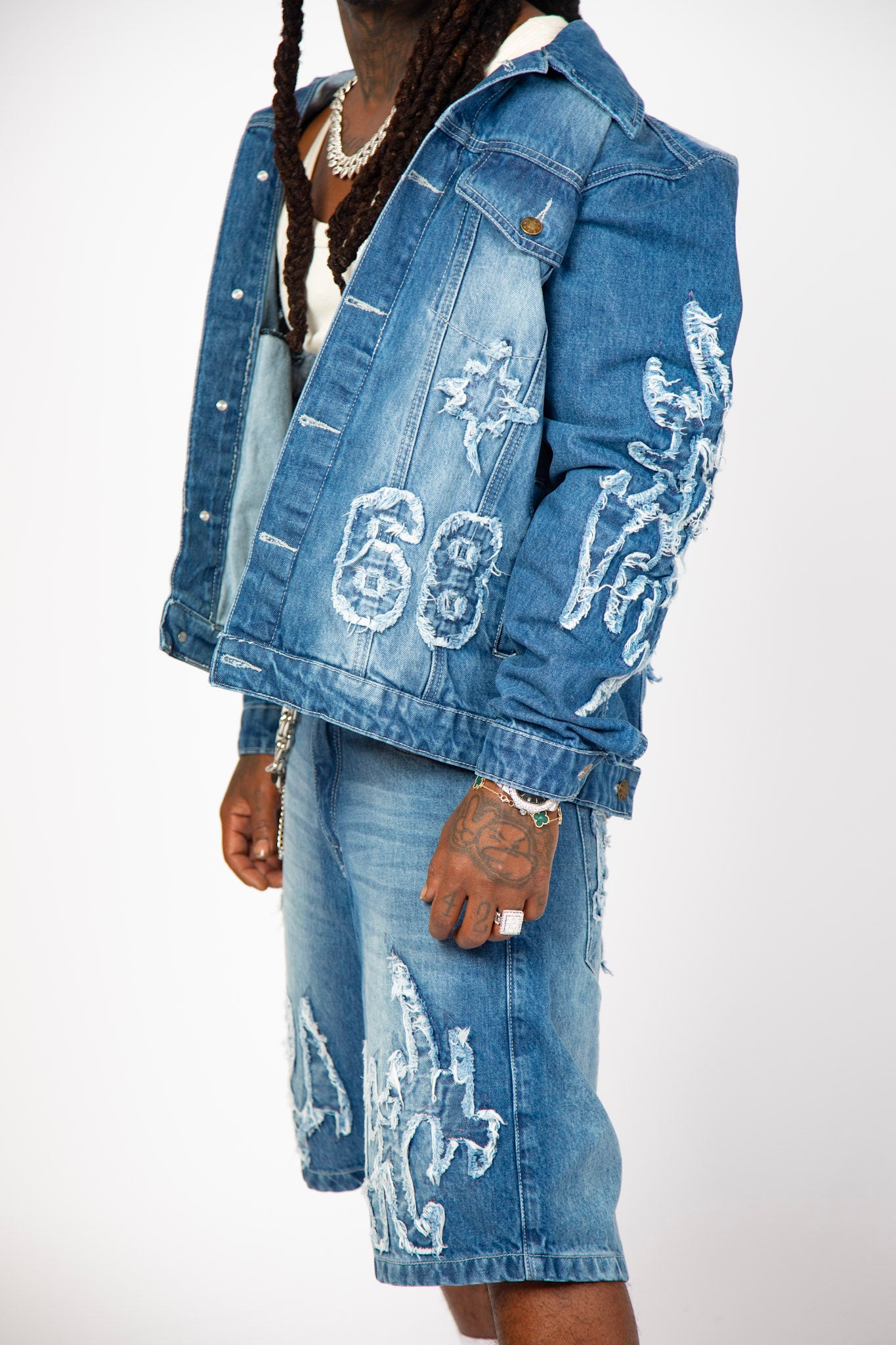 “FR Distress” Jean Jacket