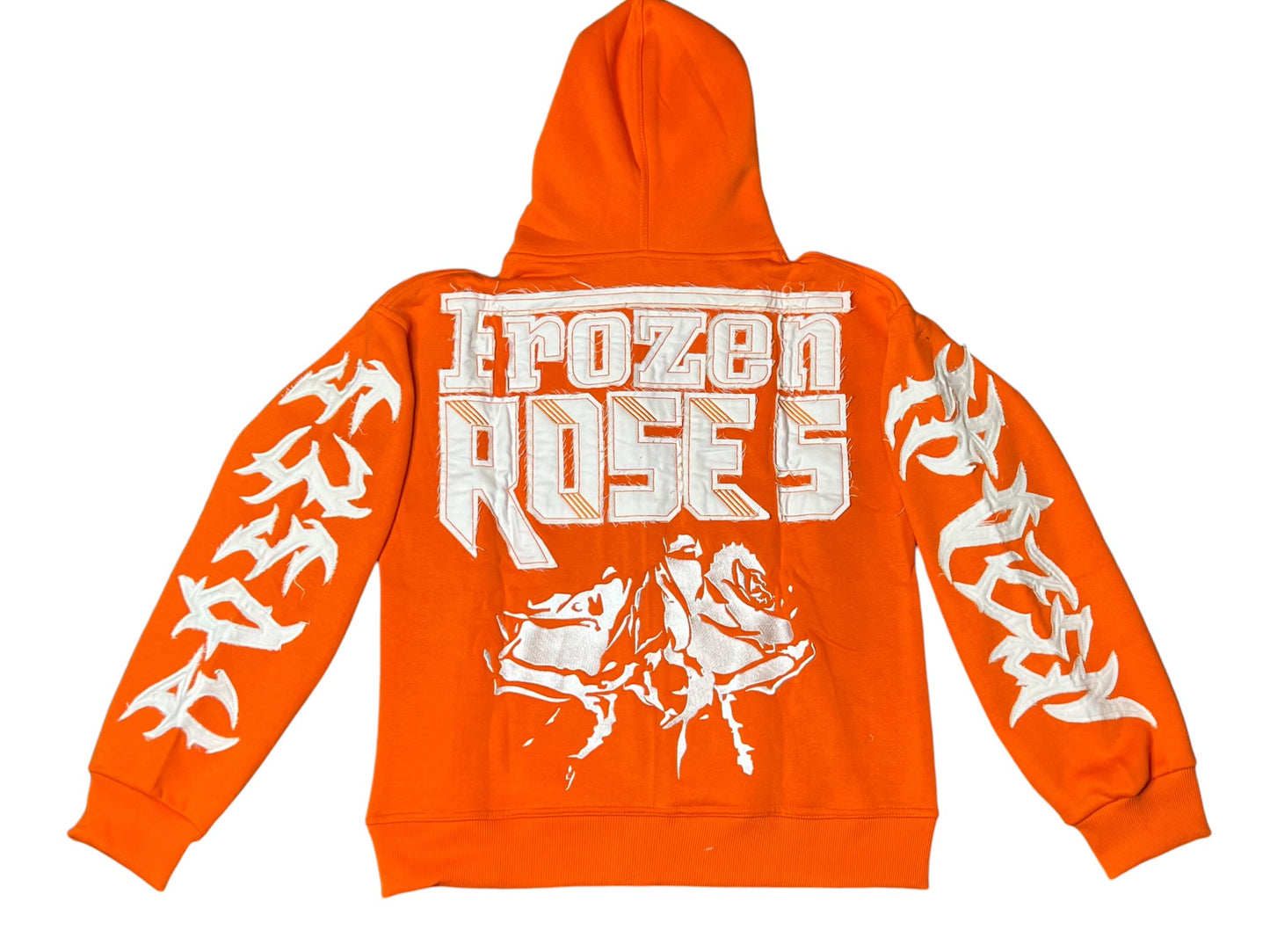 “FR Thorn Racer (Orange)” Oversized Zip Up Hoodie