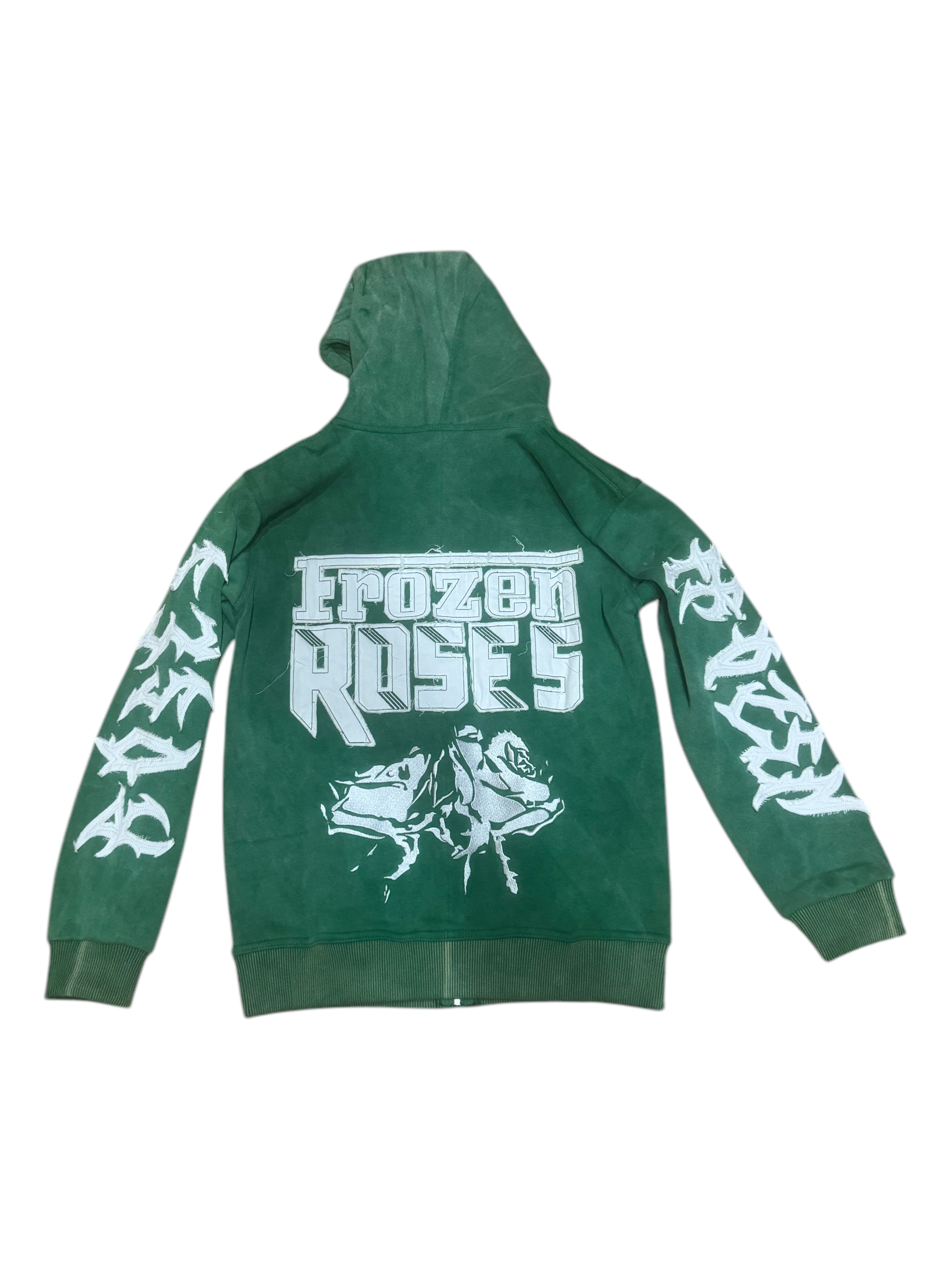 “FR Thorn Racer (Amazon Green)”washed hoodie
