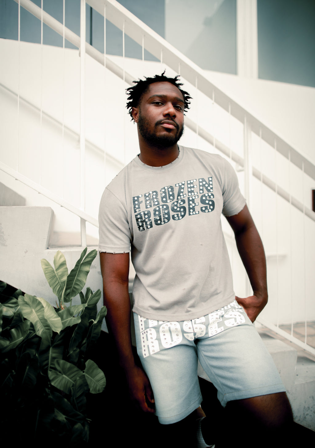 Frozen Roses “Iced” Crop Tee