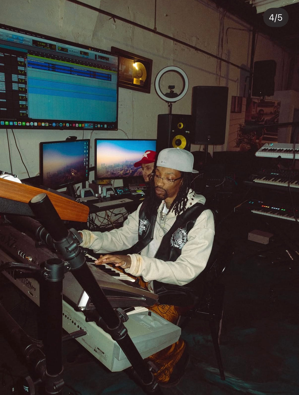 “FR Prayers” Leather Vest