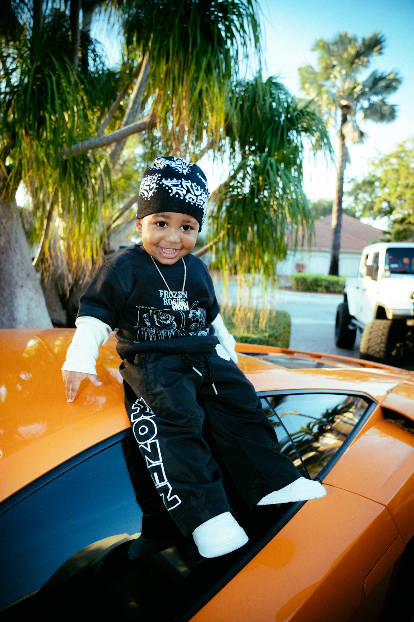 FR “Winter Bloom” Windbreaker Pants Kids